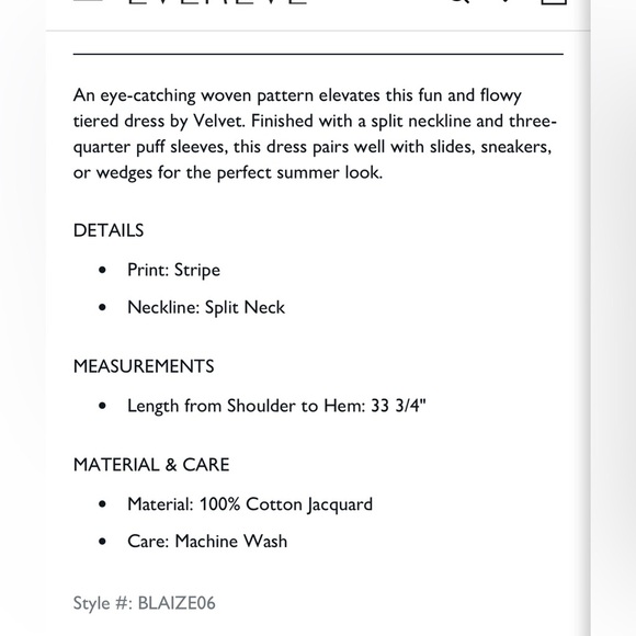 EUC Velvet by Graham & Spencer Blaize Striped Cotton Dress pink blue - Picture 10 of 11